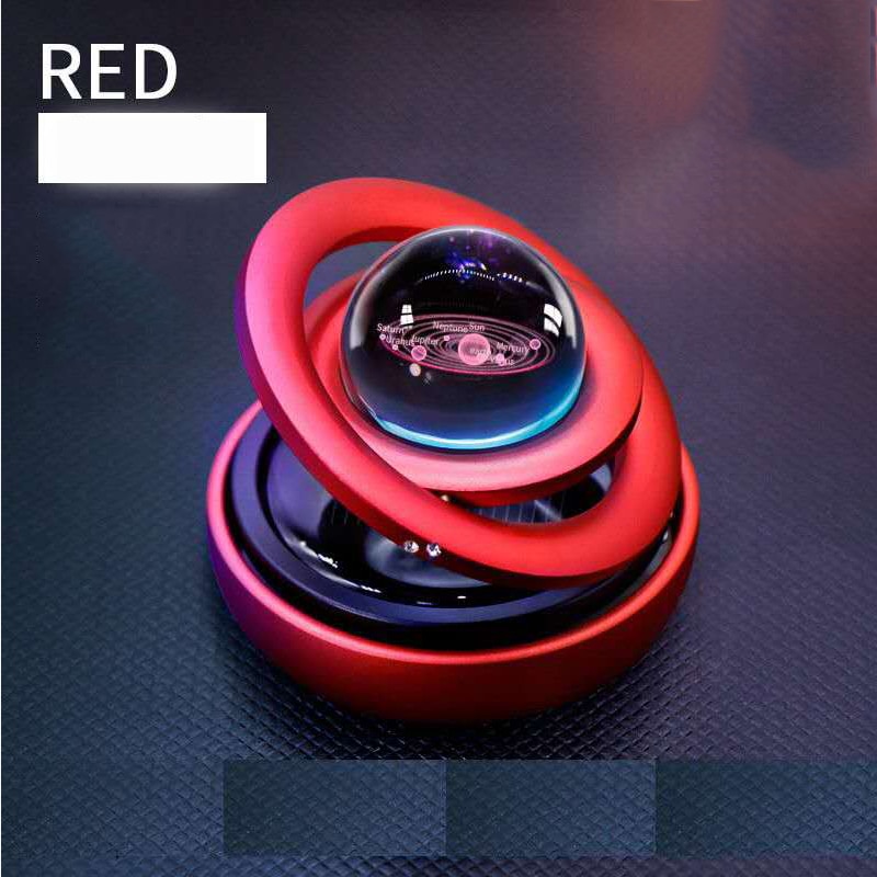 Car Aromatherapy Solar Magnetic Levitation Car Rotating Creative Ornaments Car Auto Diffuser Perfume Car Ornament Accessories