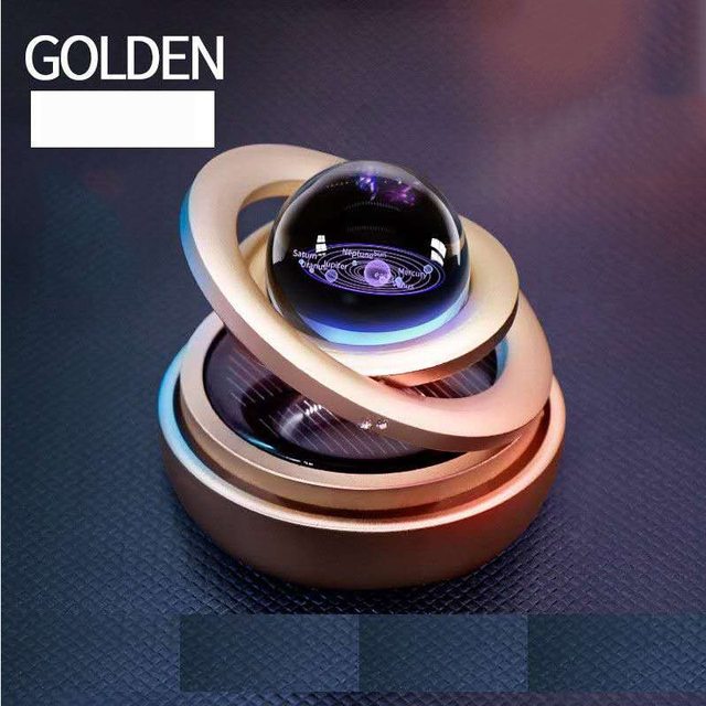 Car Aromatherapy Solar Magnetic Levitation Car Rotating Creative Ornaments Car Auto Diffuser Perfume Car Ornament Accessories