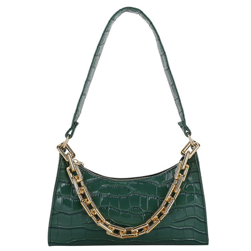 Retro Casual Women's Totes Shoulder Bag Fashion Exquisite Shopping Bag PU Leather Chain Handbags for Women