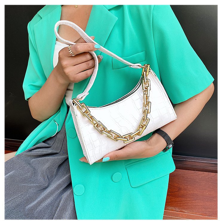 Retro Casual Women's Totes Shoulder Bag Fashion Exquisite Shopping Bag PU Leather Chain Handbags for Women