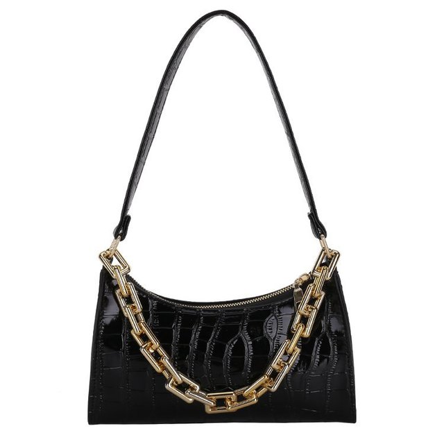 Retro Casual Women's Totes Shoulder Bag Fashion Exquisite Shopping Bag PU Leather Chain Handbags for Women