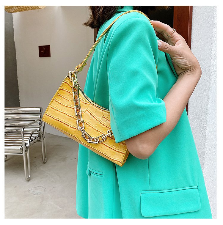 Retro Casual Women's Totes Shoulder Bag Fashion Exquisite Shopping Bag PU Leather Chain Handbags for Women