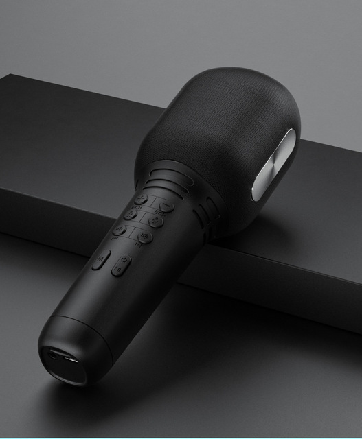 Wireless Karaoke Microphone Bluetooth 5.0 USB Handheld Condenser Mic Portable Professional Speaker Mini Home KTV Player Singing