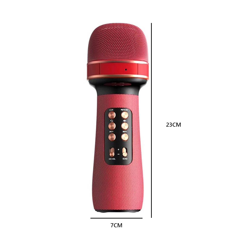 Wireless karaoke Microphone Bluetooth Handheld Microphone Professionnel for Phone Singing FM Voice Changing Audio Speaker Player
