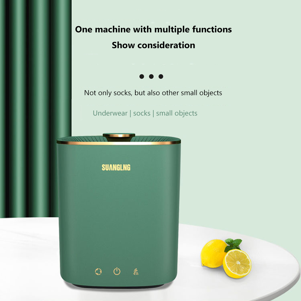 2.5L Mini Portable Washing Machine Smart Sensor Ultrasonic Turbo Cleaner Dormitory Underwear Small Sterilization Instrument