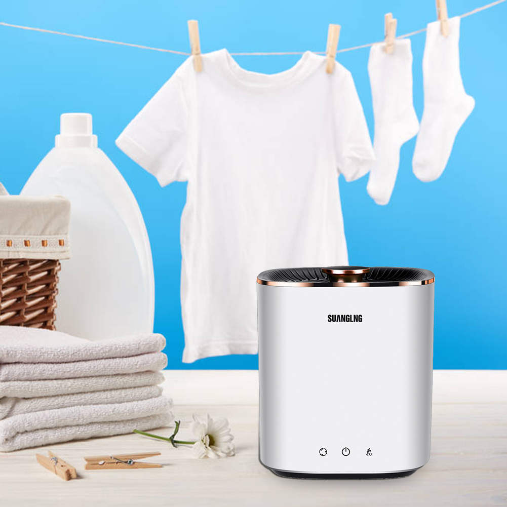2.5L Mini Portable Washing Machine Smart Sensor Ultrasonic Turbo Cleaner Dormitory Underwear Small Sterilization Instrument