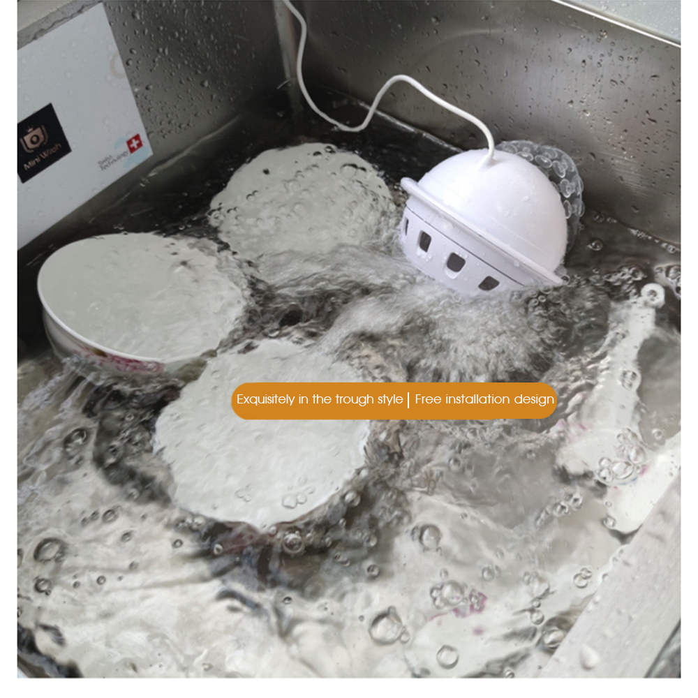 Ultrasonic Dishwasher Washing Machine Dishwashing Artifact Electric Fruit Vegetable Washing Cleaner Kitchen Dishwasher