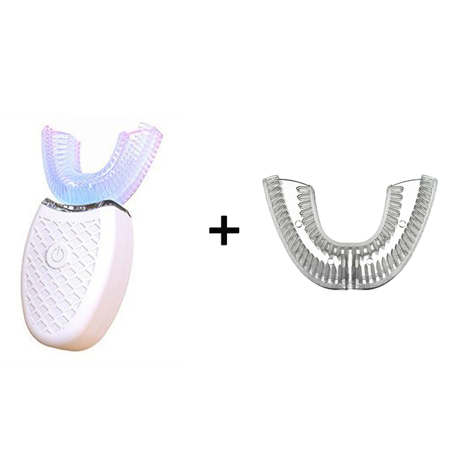 Sonic Electric Toothbrush U Shaped Ultrasonic Tooth Brush Ipx8 Waterproof 360clean Teeth Whitening For Adult
