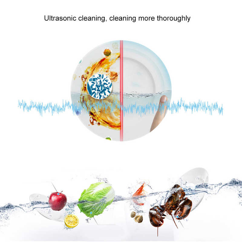 Multifunctional Household USB Mini Ultrasonic Dishwasher Kitchen Supplies