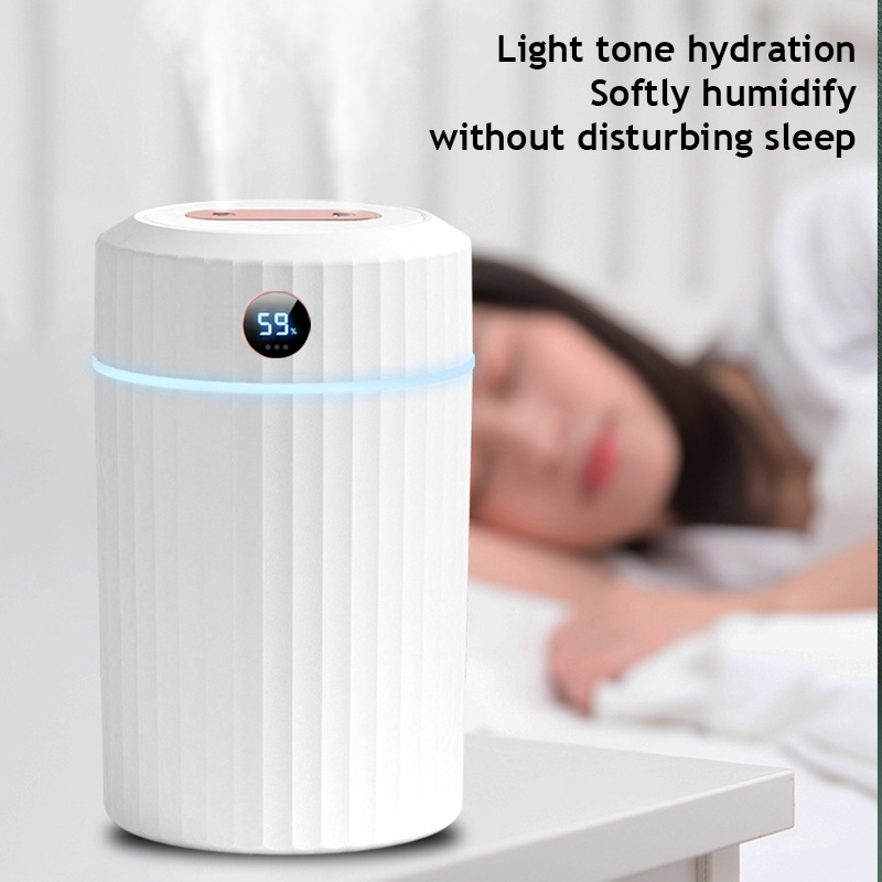 2L Capacity Air Humidifier with Screen Display Air Aroma Diffuser Essential Oils for Home Office