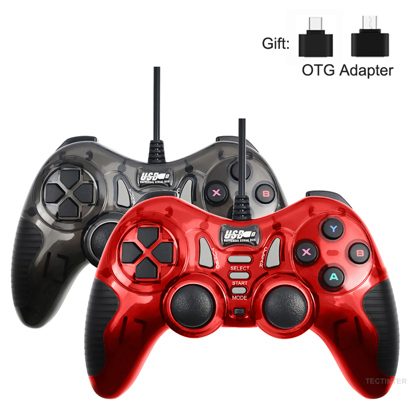 2pcs USB Gamepad For Joystick PC/Android/Set-Top Box/Arcgade Machine/PS3 USB Wired Game Console Accessories Universal Interface