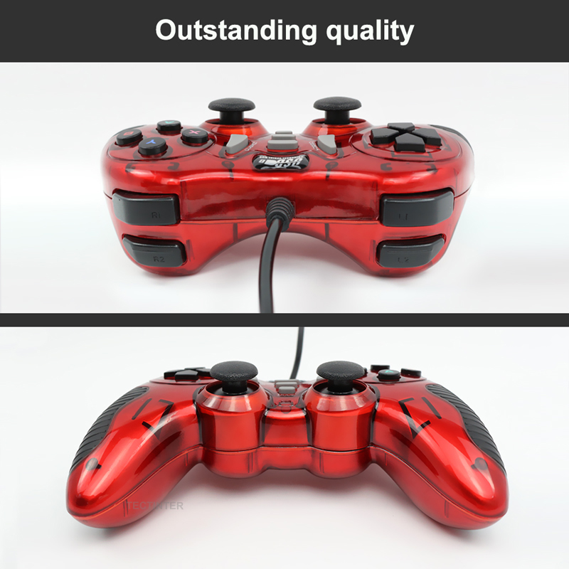 2pcs USB Gamepad For Joystick PC/Android/Set-Top Box/Arcgade Machine/PS3 USB Wired Game Console Accessories Universal Interface