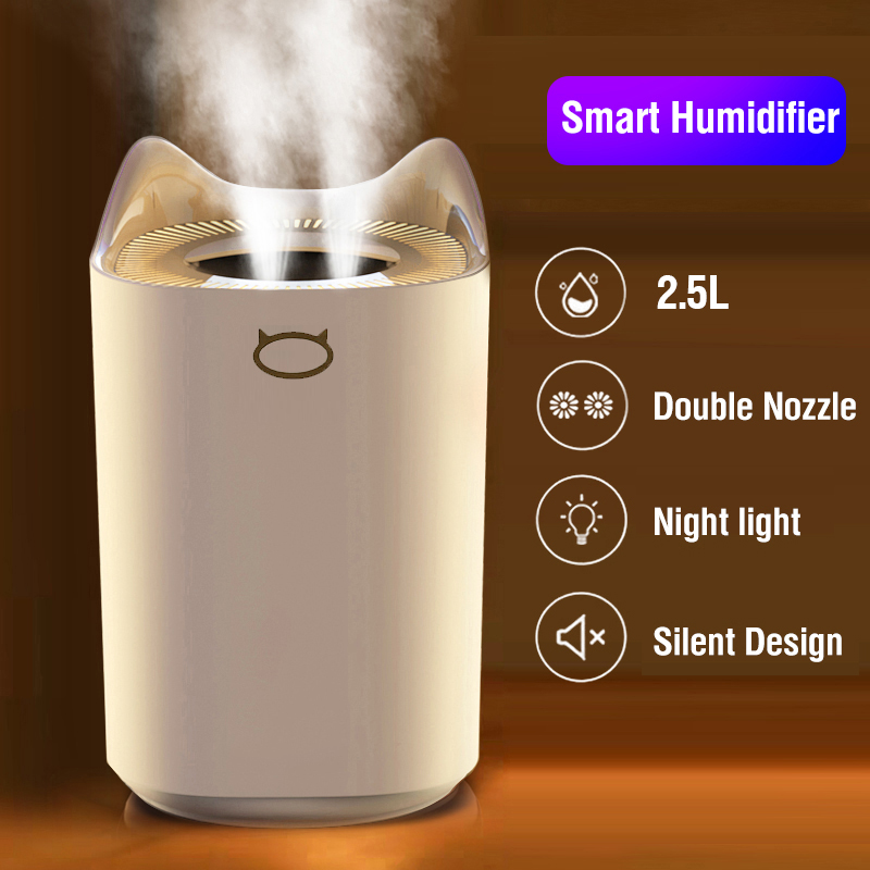 Creative Humidifier Household Ultrasonic Atomizer Multifunctional Office Aroma Diffuser Air Purifier