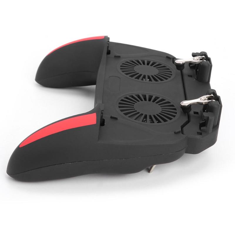Gaming Accessories Handheld Grip Game Controller Joystick Gamepad For Pubg Trigger Dual Cooling Fan Game Cooler For Phones