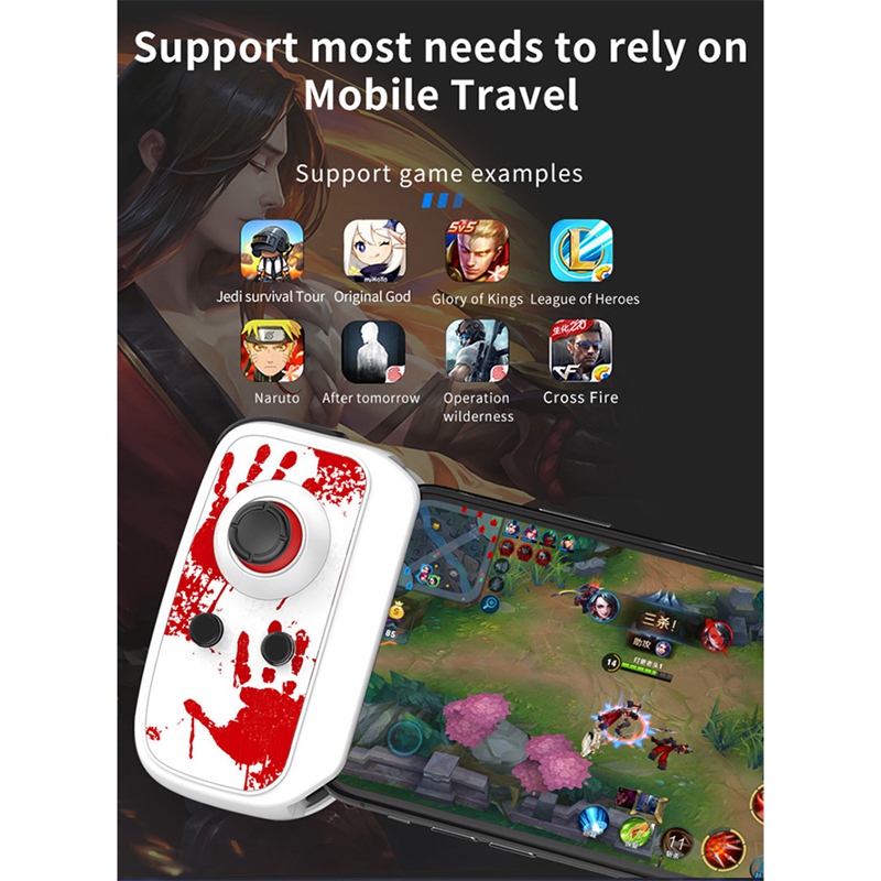 Mobile Game Controller Phone Gamepad Grip Rocker Phone Joystick Trigger PUBG Game Artifact For Iphone Android