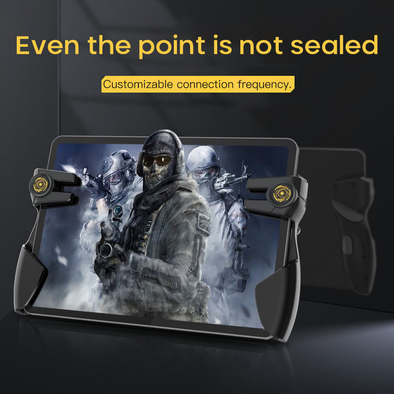 Mobile PUBG Game Controller For Ipad Tablet Six Finger Game Joystick Handle Aim Button Shooter Gamepad Trigger Game Accessories