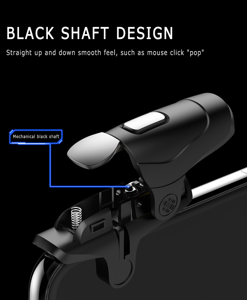 For PUBG Gamepad Mobile Controller Game Shooter Trigger Button For IPhone Android SmartPhone Gamepad Joystick Continuous Fire