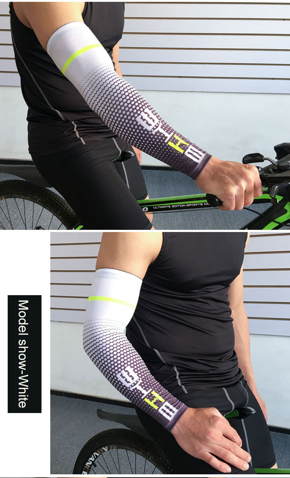 Men Cycling Running Bicycle Sleeves UV Sun Protection Cuff Cover Protective Sleeve Bike Sport Arm Warmers Sleeves