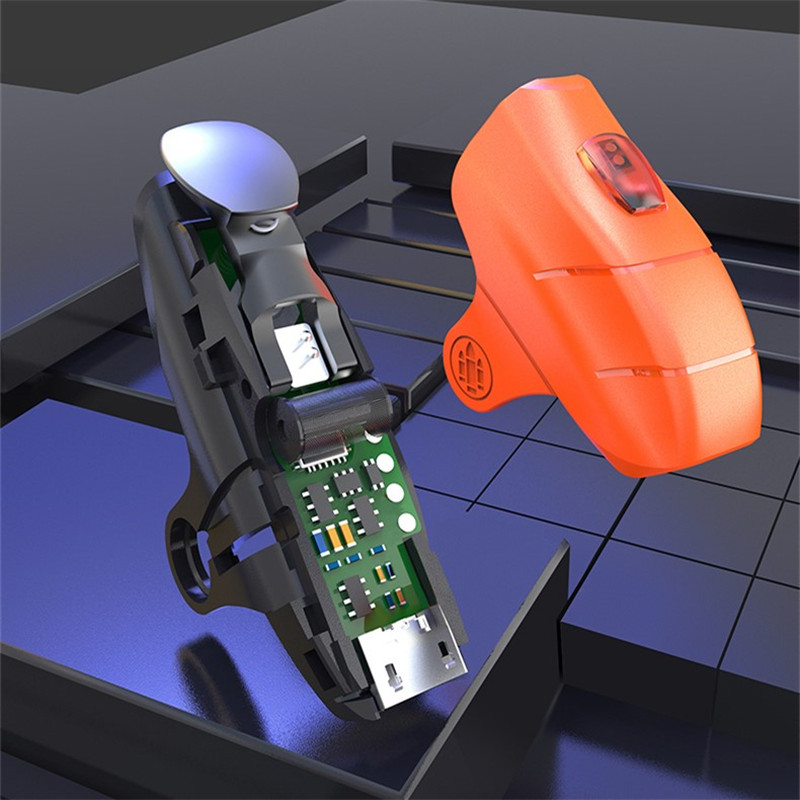 Mobil Gaming Joysticks Auto High Frequency Click for Android iOS Phone PUBG/Fortnite Mobile Trigger