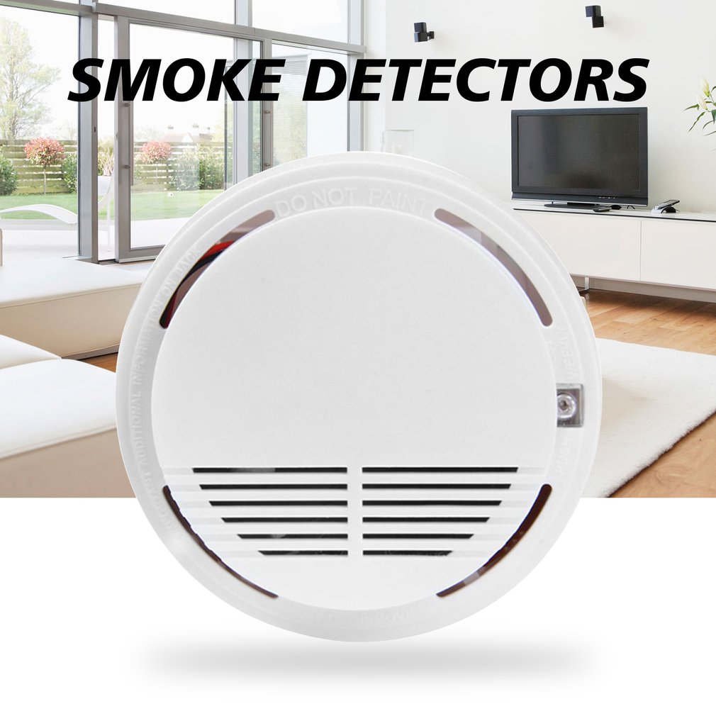 Smoke detector fire alarm detector Independent smoke alarm sensor for home office Security photoelectric smoke alarm