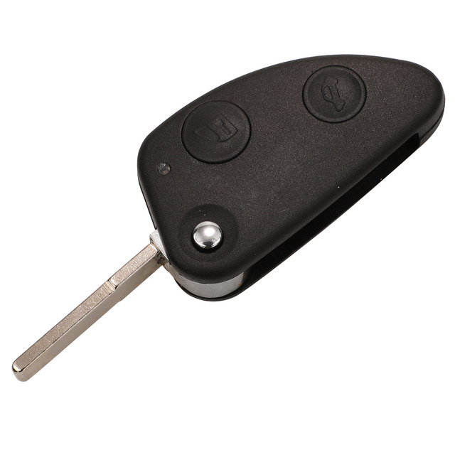 Replacement 2/3 Buttons Remote Flip Folding Car Key Case Cover Fob For Alfa Romeo 147 156 166 GT Uncut Blade