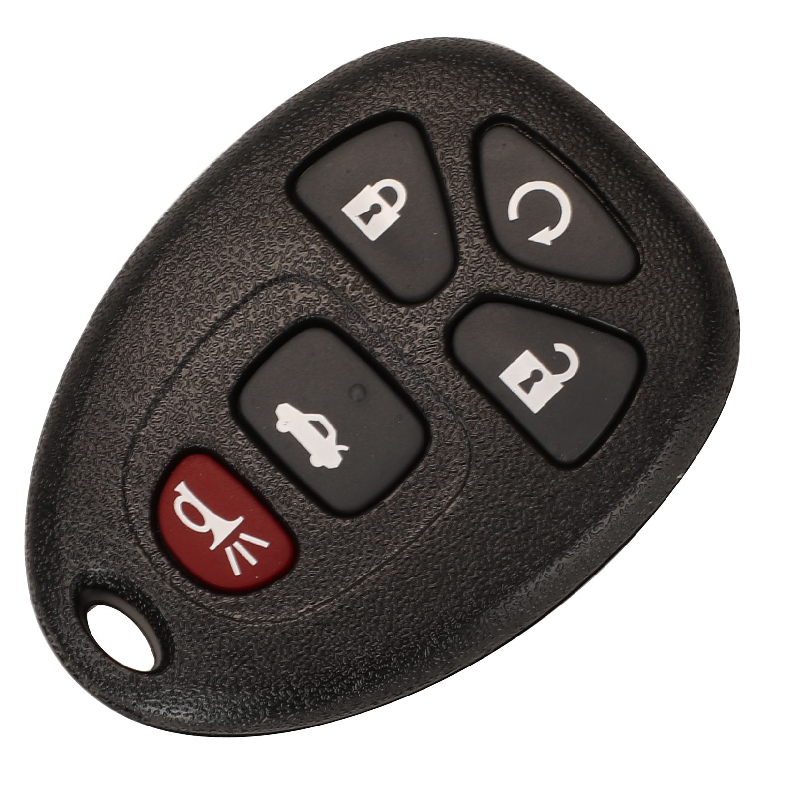 Remote Car Key Shell Cover Case Styling Fob Blank For G-M Pontiac Buick Keyless Entry Case 5Buttons Rubber Pad