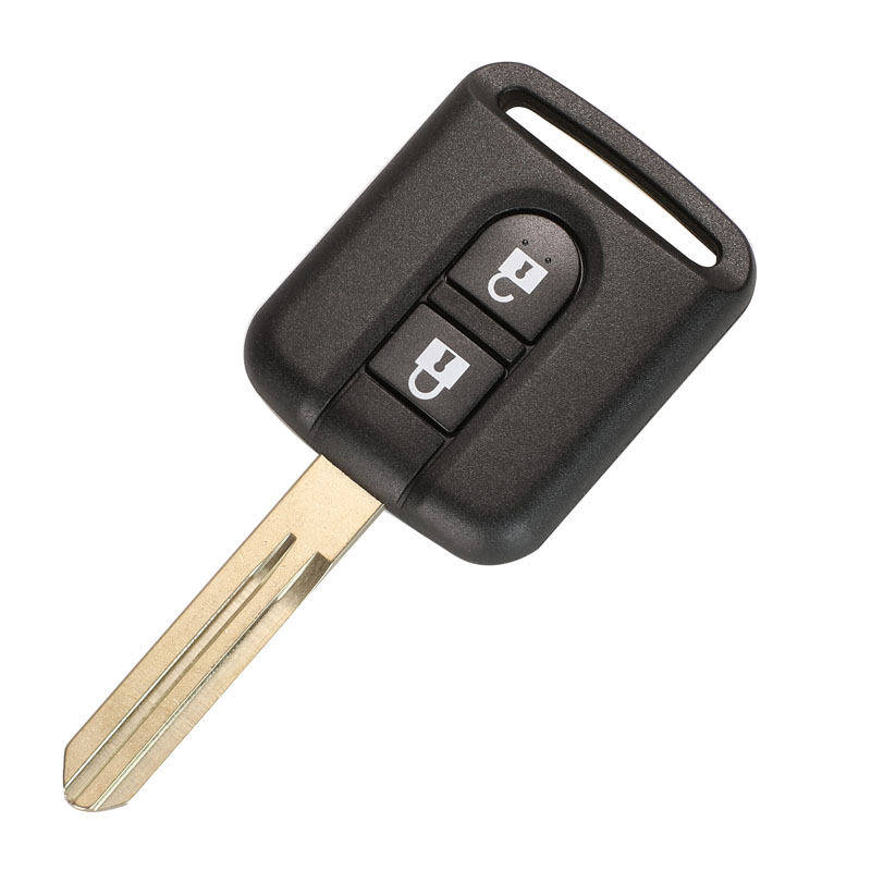 Remote 2 Buttons FOB Car Key Shell For Nissan Qashqai Navara Micra NV200 Patrol Y61 2002-2016