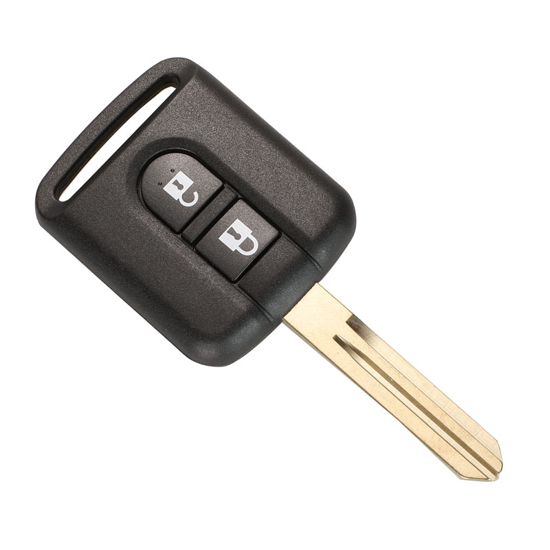 Remote 2 Buttons FOB Car Key Shell For Nissan Qashqai Navara Micra NV200 Patrol Y61 2002-2016