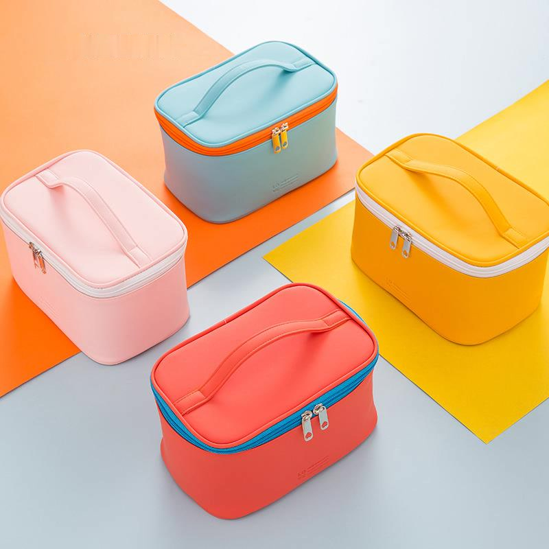 Women's Cosmetic Bag Make Up Organizer Travel Make Up Necessaries Organizer Zipper Makeup Case Pouch Toiletry Kit Bags