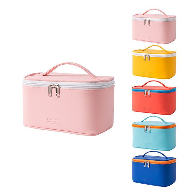 Women's Cosmetic Bag Make Up Organizer Travel Make Up Necessaries Organizer Zipper Makeup Case Pouch Toiletry Kit Bags