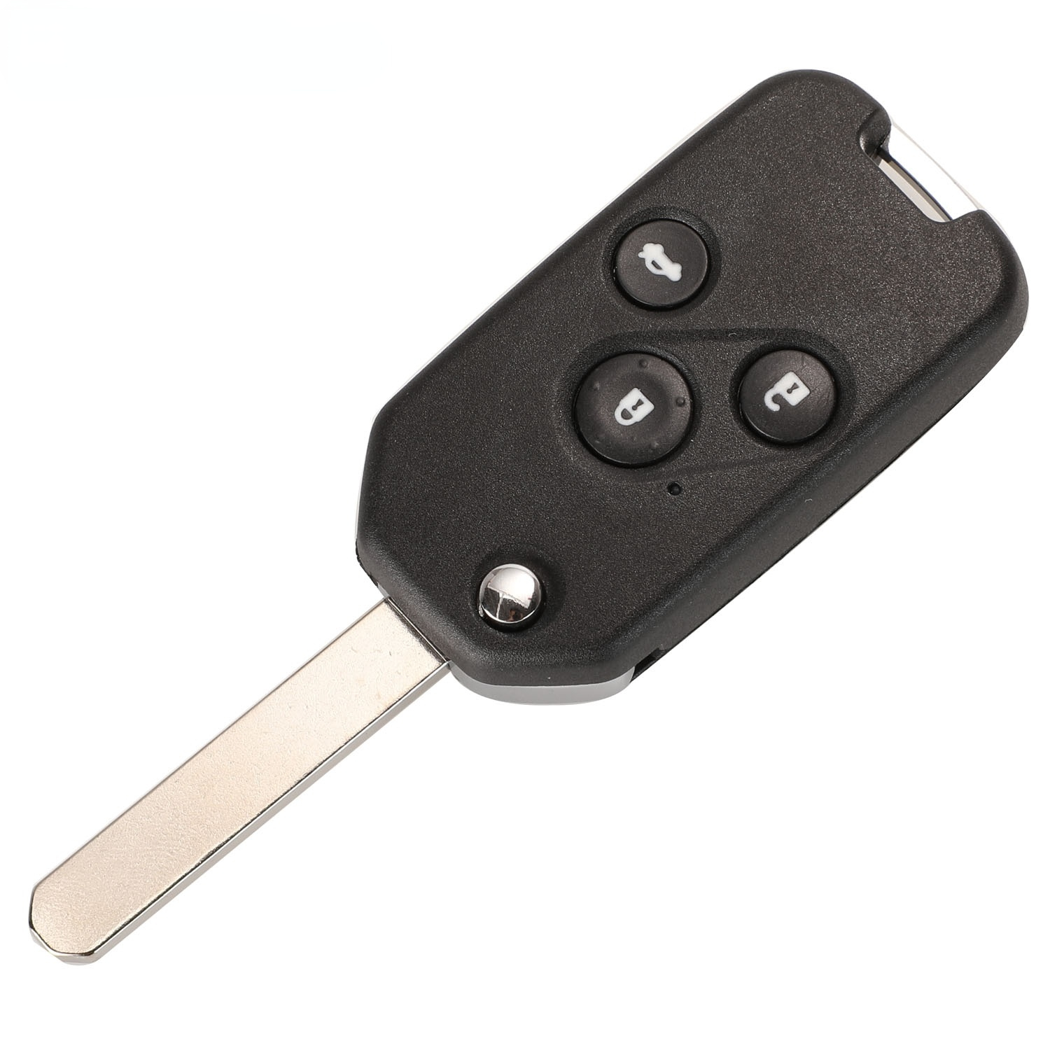 2/3/4 Buttons Folding Flip Remote Key Shell Cover For Honda Odyssey Rigeline Accord CRV Civic With Panic Buttons