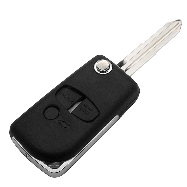 Remote Modified Flip Car Key Case For Mitsubishi Pajero Sport Outlander Grandis LANCER-EX ASX 2/3 Button Shell