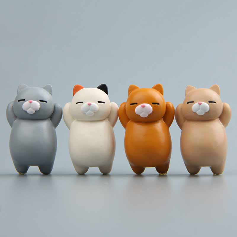 Refrigerator Fat Cat Funny Cartoon Animals Cat Fridge Magnetic Sticker Refrigerator Holder Gift Home Decor Cute Kid Gift New