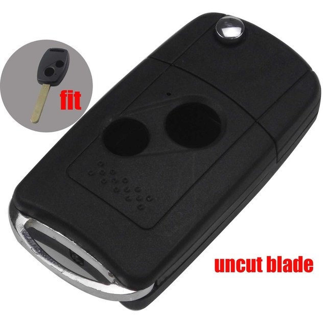 Modified cut Blade Car Remote Key Shell For HONDA Accord Civic CRV Pilot Fit 2007 2008 2009 2010 2011 2012 2013