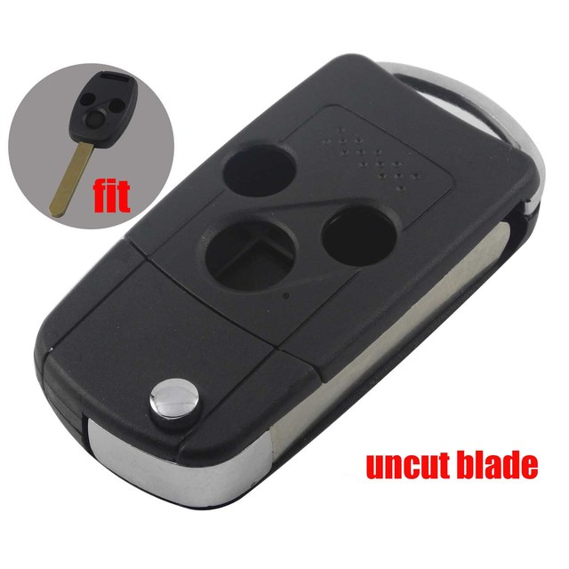 Modified cut Blade Car Remote Key Shell For HONDA Accord Civic CRV Pilot Fit 2007 2008 2009 2010 2011 2012 2013