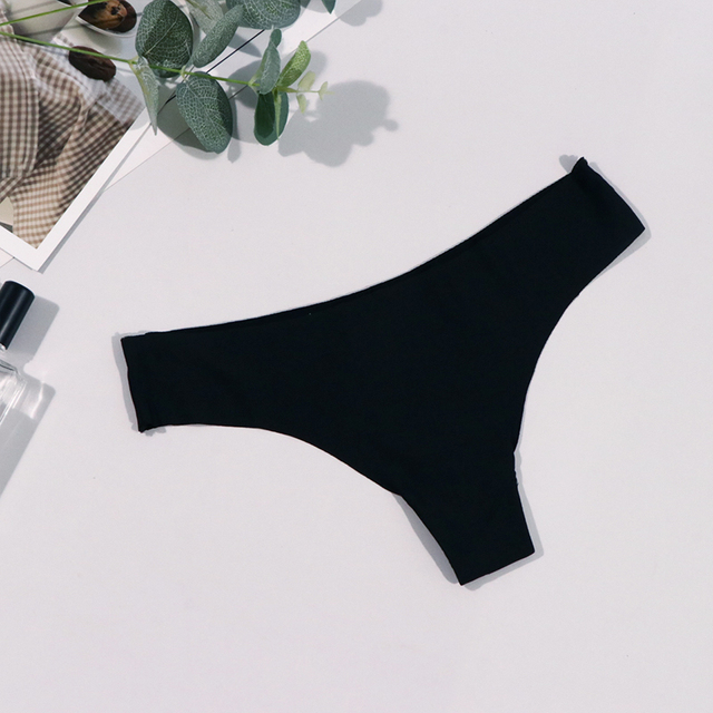 Hot Silk Sexy Women Thongs G String Seamless Panties Low-Rise Ladies T-back Comfortable Lingerie for Female Underwear