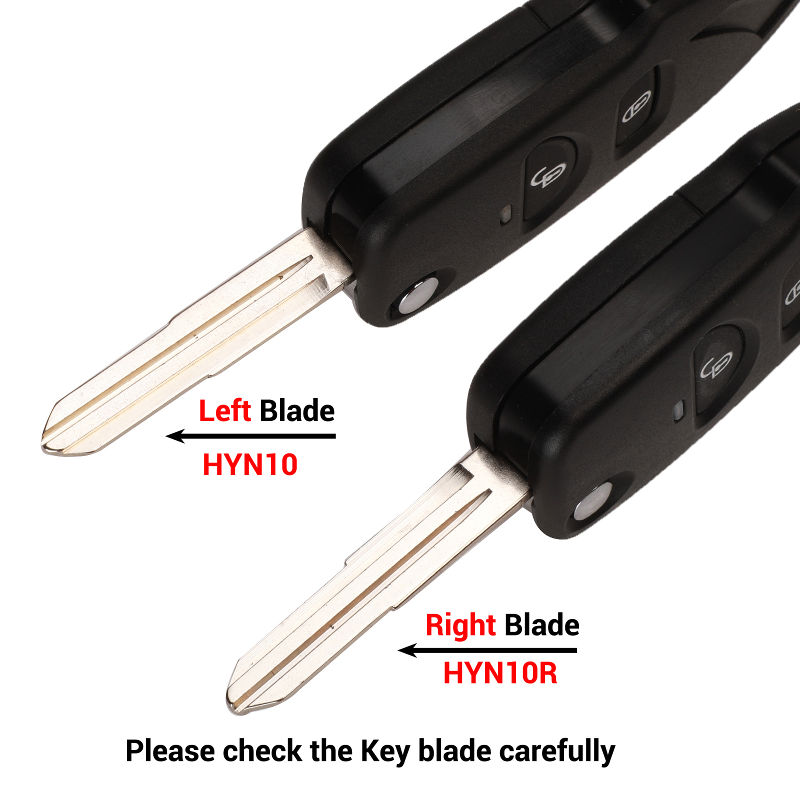 2ps Modified 2b Key Shell Case Cover For Hyundai Elantra Santa Fe Eagle Terracan Atos  Trajet Fit