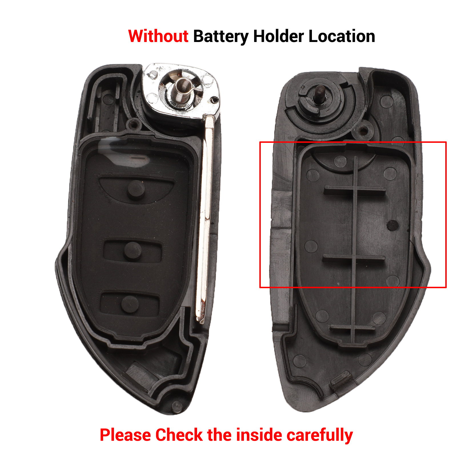 2ps Modified 2b Key Shell Case Cover For Hyundai Elantra Santa Fe Eagle Terracan Atos  Trajet Fit