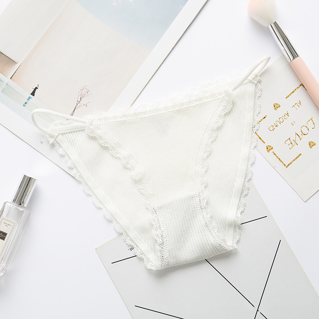 Sex Thong Sports Comfortable Briefs String Female Lingerie Simple Cotton Sexy Women Underwear Cute Lace Seamless Panties