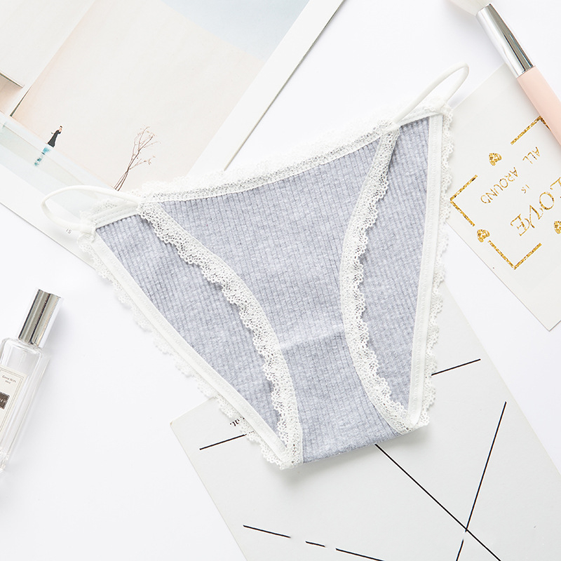 Sex Thong Sports Comfortable Briefs String Female Lingerie Simple Cotton Sexy Women Underwear Cute Lace Seamless Panties