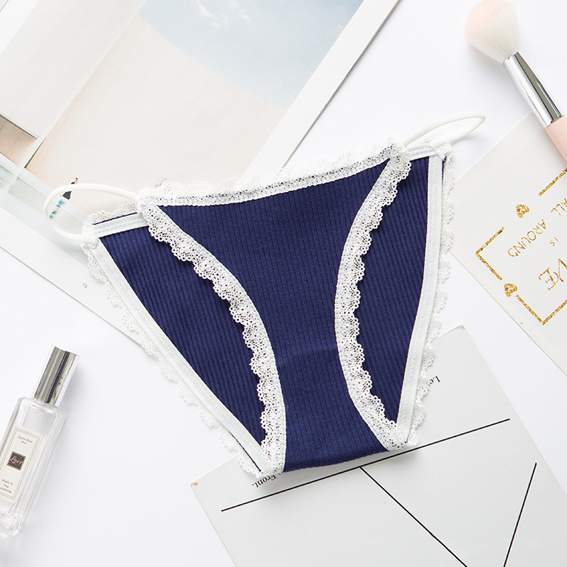Sex Thong Sports Comfortable Briefs String Female Lingerie Simple Cotton Sexy Women Underwear Cute Lace Seamless Panties