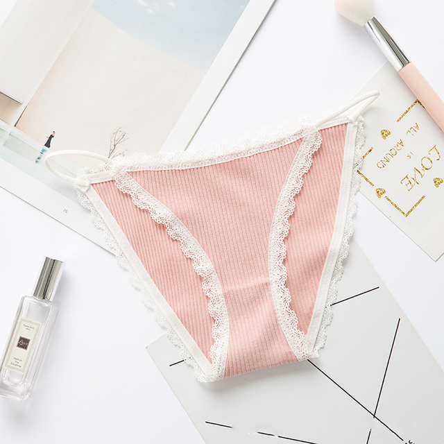 Sex Thong Sports Comfortable Briefs String Female Lingerie Simple Cotton Sexy Women Underwear Cute Lace Seamless Panties