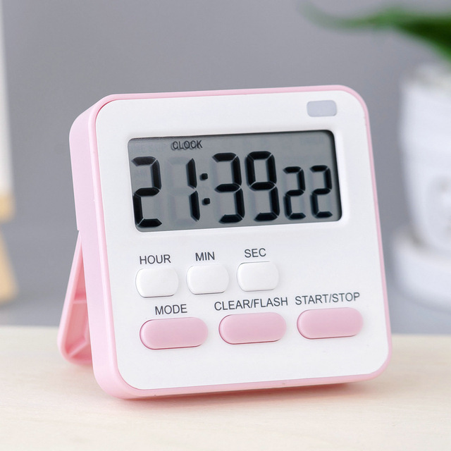 With Flashing Light Timer Cooking Kitchen Sport Study Game With Magnetic Countdown Alarm Clock