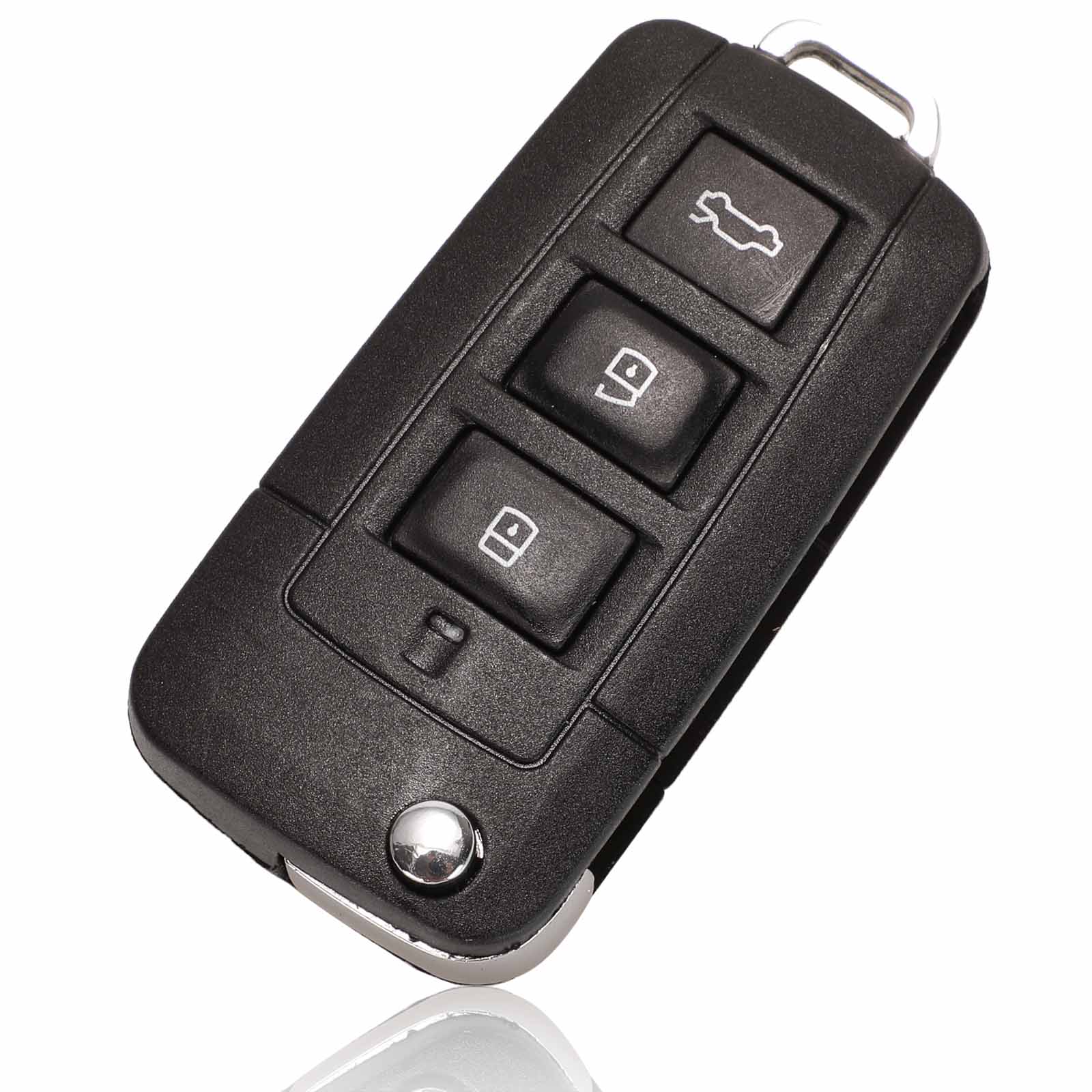 2pcs modified Folding Car Key Shell Cover Fob Case for Hyundai Elantra Sonata Genesis Santa Fe Accent