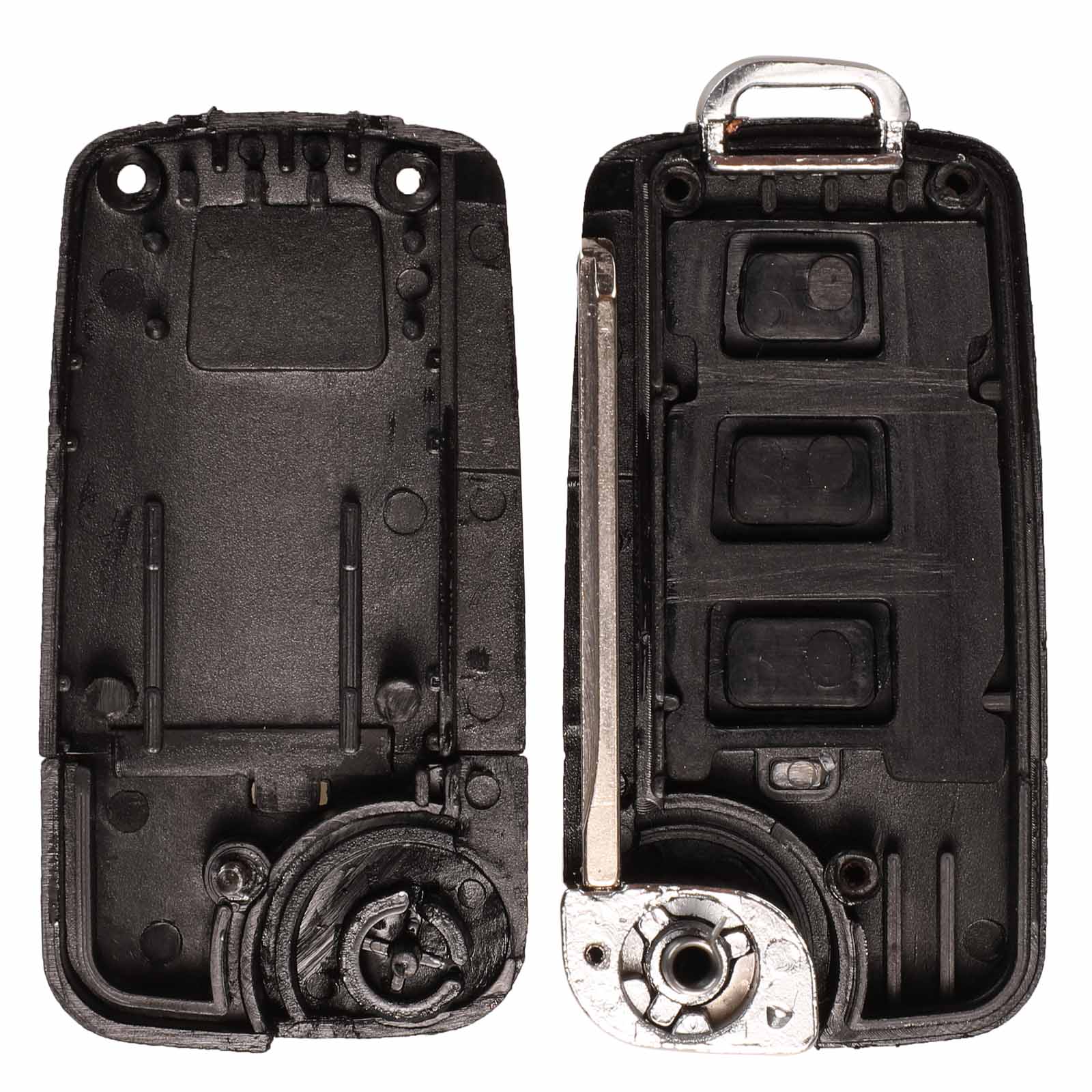 2pcs modified Folding Car Key Shell Cover Fob Case for Hyundai Elantra Sonata Genesis Santa Fe Accent