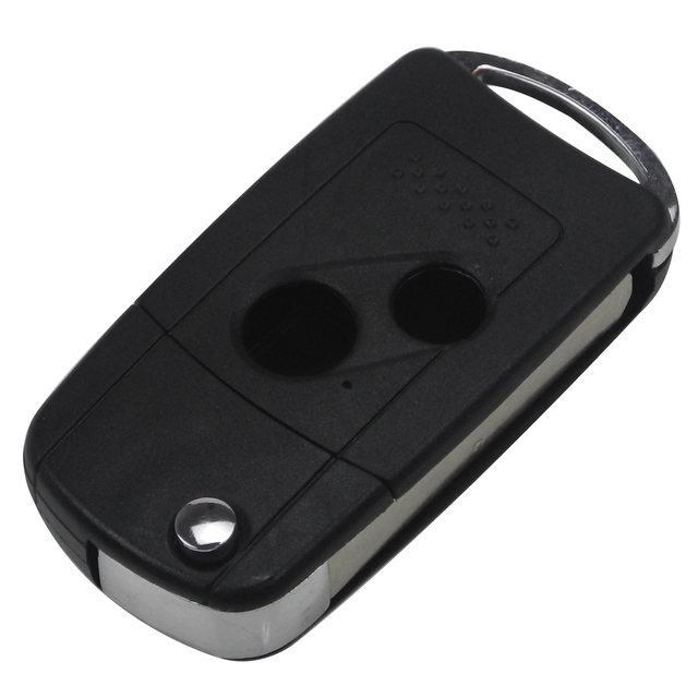 2pcs  2 3 4 Buttons Refit Remote Flip Car Key Shell Case Fob Entry For Honda Accord Civic Pilot 3 Button +Panic