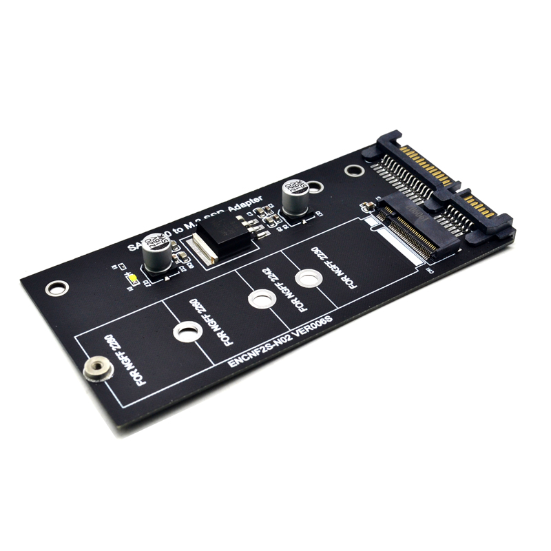 Add On Card NGFF M.2 Adapter M2 SATA3 Raiser M.2 to SATA Adapter SSD M2 to SATA Expansion Card B Key Suppor 30/42/60/80mm