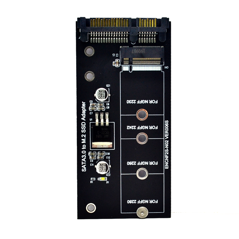 Add On Card NGFF M.2 Adapter M2 SATA3 Raiser M.2 to SATA Adapter SSD M2 to SATA Expansion Card B Key Suppor 30/42/60/80mm