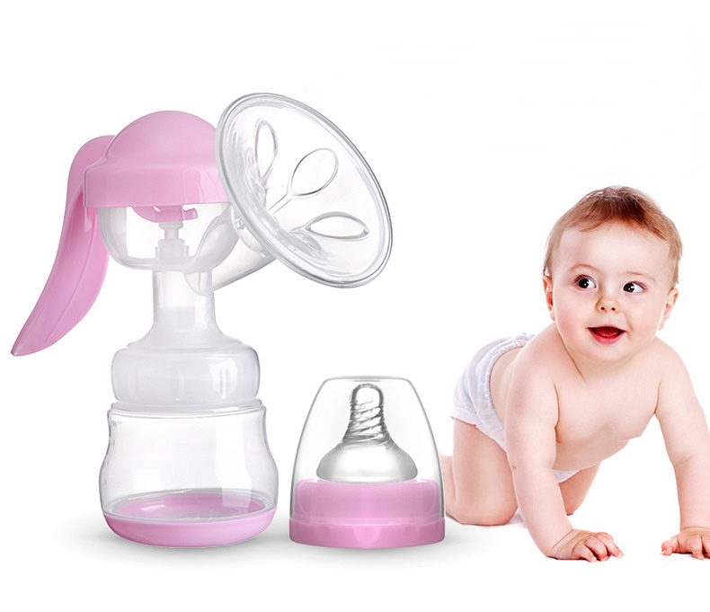 Manual Breast Feeding Pump Original Manual Breast Milk Silicon PP BPA Free with Milk Bottle Nipple Function Breast Pumps