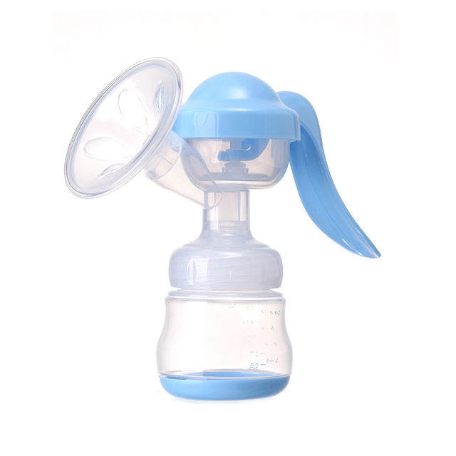 Manual Breast Feeding Pump Original Manual Breast Milk Silicon PP BPA Free with Milk Bottle Nipple Function Breast Pumps